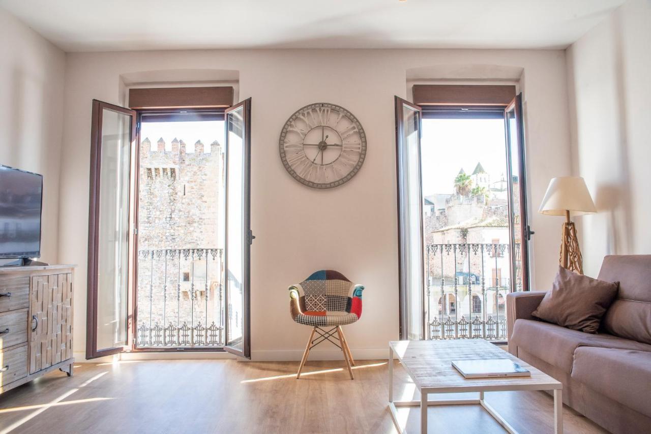 Apartamento Plaza Mayor Caces Exterior foto